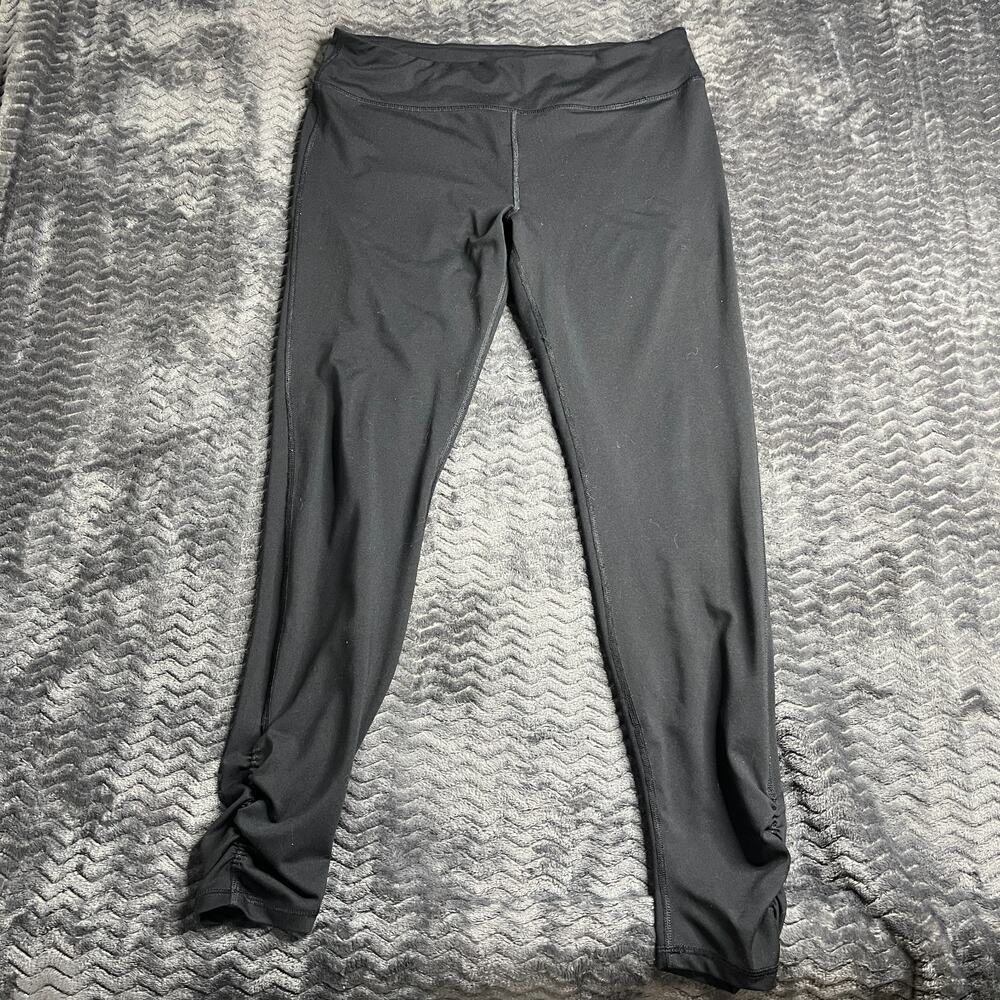 Athleta Womens Leggings Black Size XL High Rise Stretch Pull On Nylon Blend